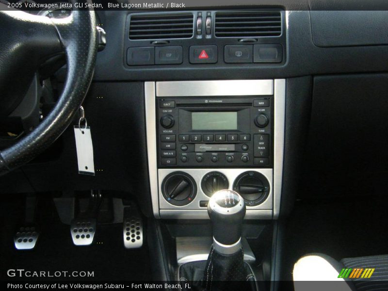 Blue Lagoon Metallic / Black 2005 Volkswagen Jetta GLI Sedan
