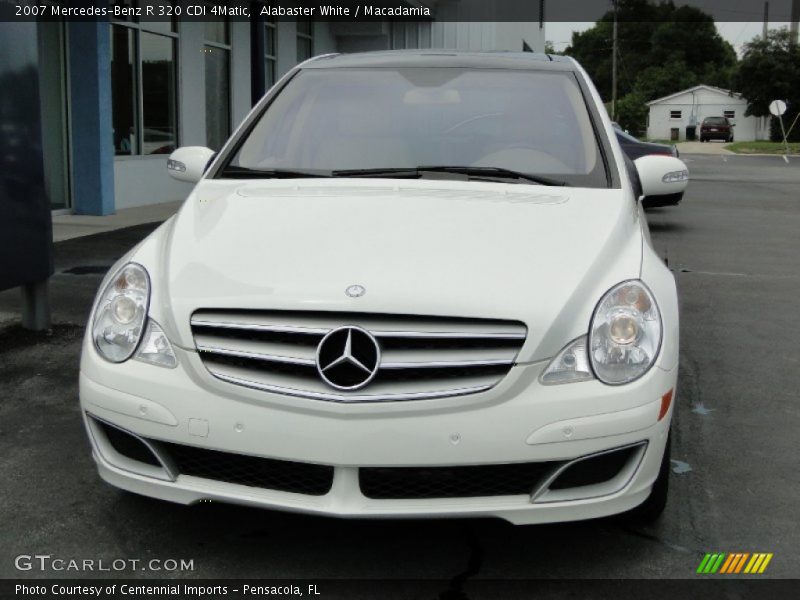 Alabaster White / Macadamia 2007 Mercedes-Benz R 320 CDI 4Matic