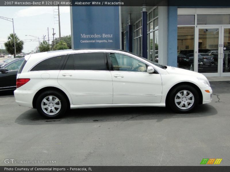 Alabaster White / Macadamia 2007 Mercedes-Benz R 320 CDI 4Matic
