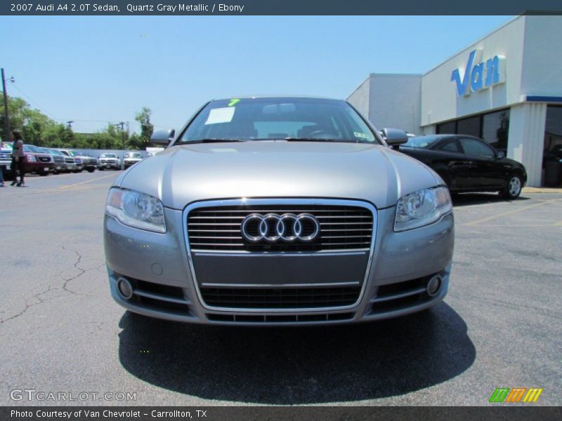 Quartz Gray Metallic / Ebony 2007 Audi A4 2.0T Sedan