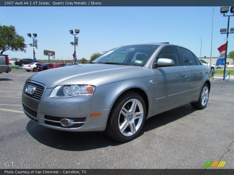 Quartz Gray Metallic / Ebony 2007 Audi A4 2.0T Sedan