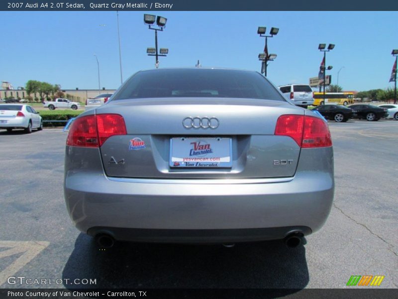 Quartz Gray Metallic / Ebony 2007 Audi A4 2.0T Sedan
