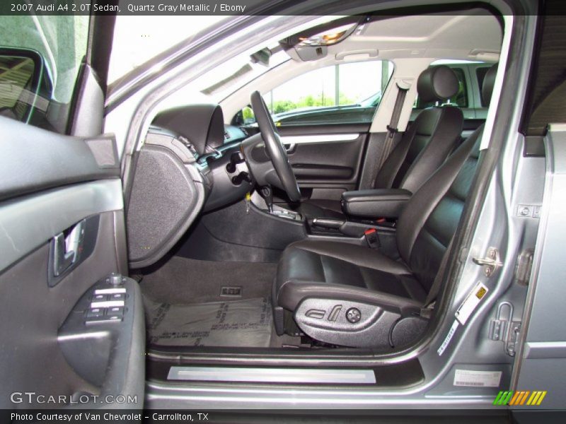 Quartz Gray Metallic / Ebony 2007 Audi A4 2.0T Sedan