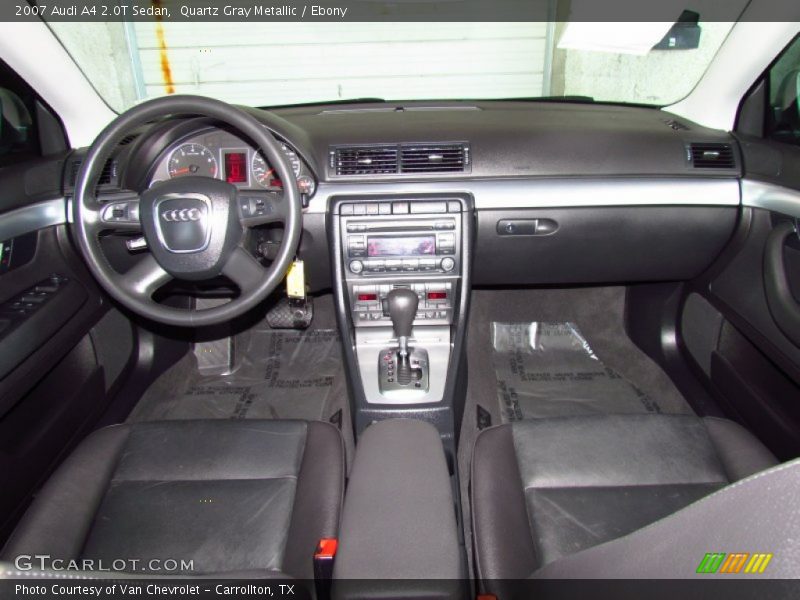 Quartz Gray Metallic / Ebony 2007 Audi A4 2.0T Sedan