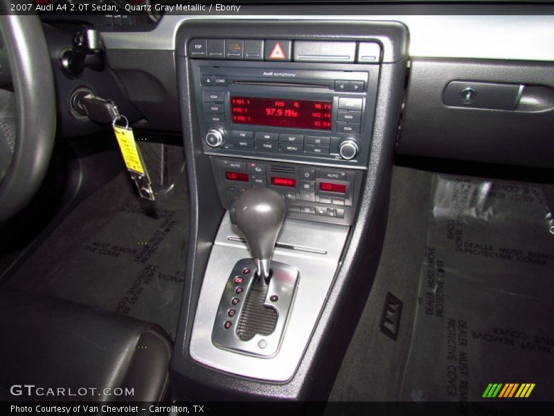 Quartz Gray Metallic / Ebony 2007 Audi A4 2.0T Sedan