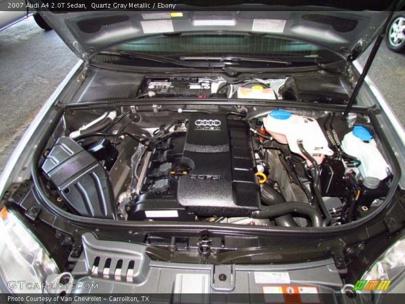 Quartz Gray Metallic / Ebony 2007 Audi A4 2.0T Sedan