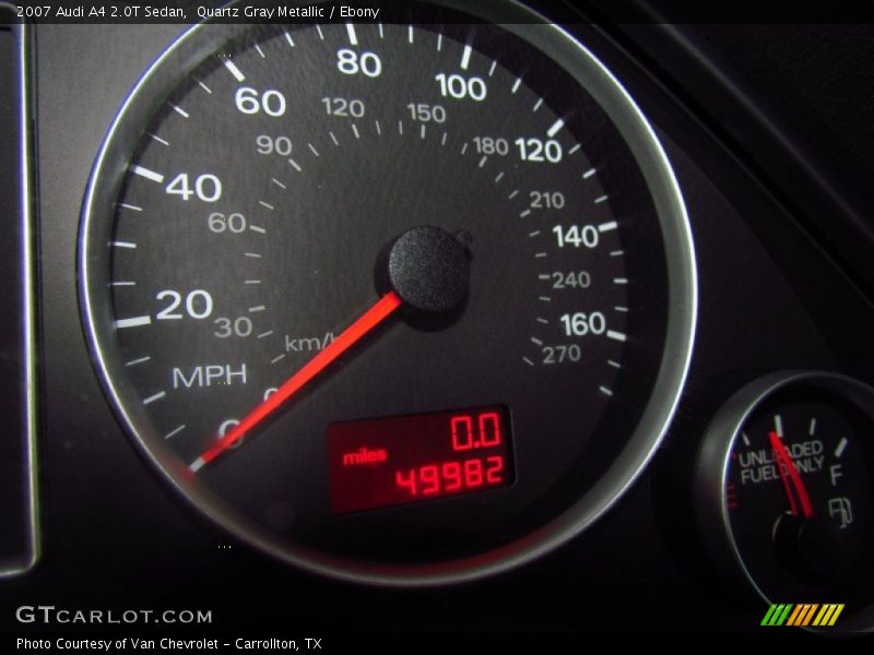 Quartz Gray Metallic / Ebony 2007 Audi A4 2.0T Sedan