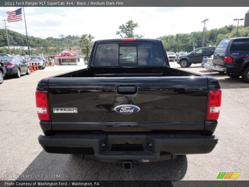 Black / Medium Dark Flint 2011 Ford Ranger XLT SuperCab 4x4
