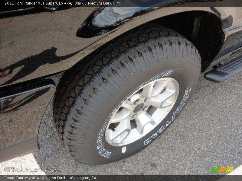 Black / Medium Dark Flint 2011 Ford Ranger XLT SuperCab 4x4