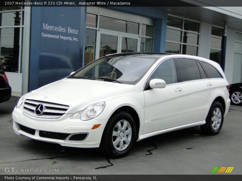 Alabaster White / Macadamia 2007 Mercedes-Benz R 320 CDI 4Matic