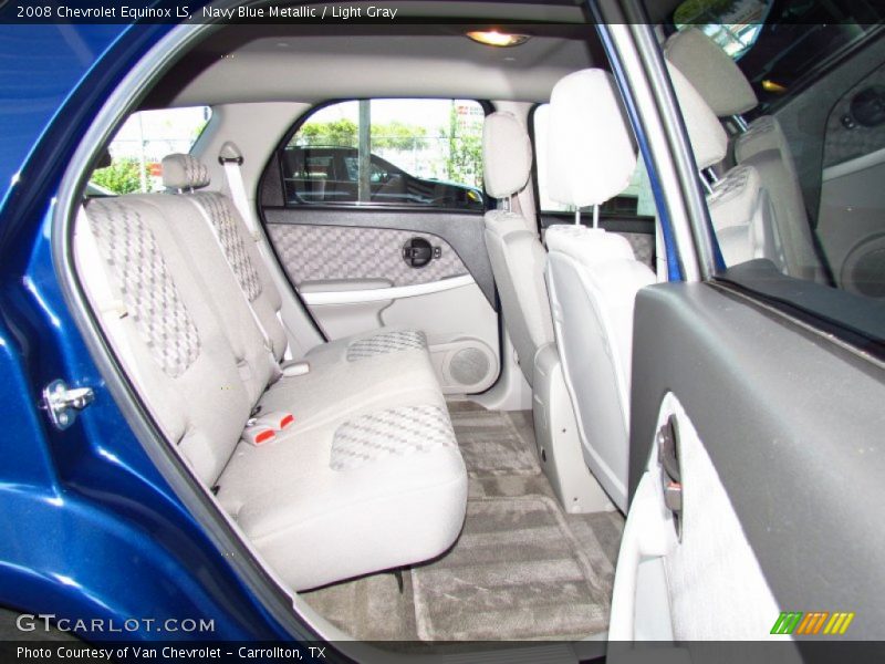 Navy Blue Metallic / Light Gray 2008 Chevrolet Equinox LS