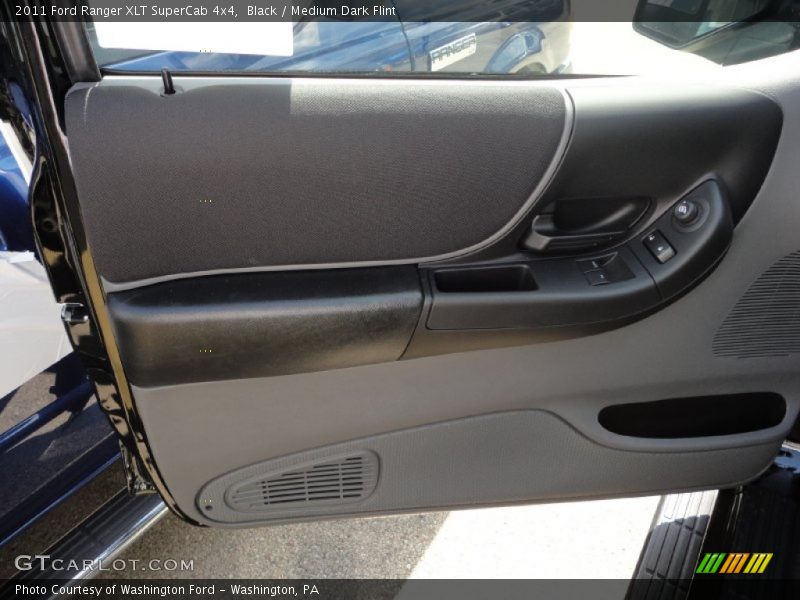 Black / Medium Dark Flint 2011 Ford Ranger XLT SuperCab 4x4