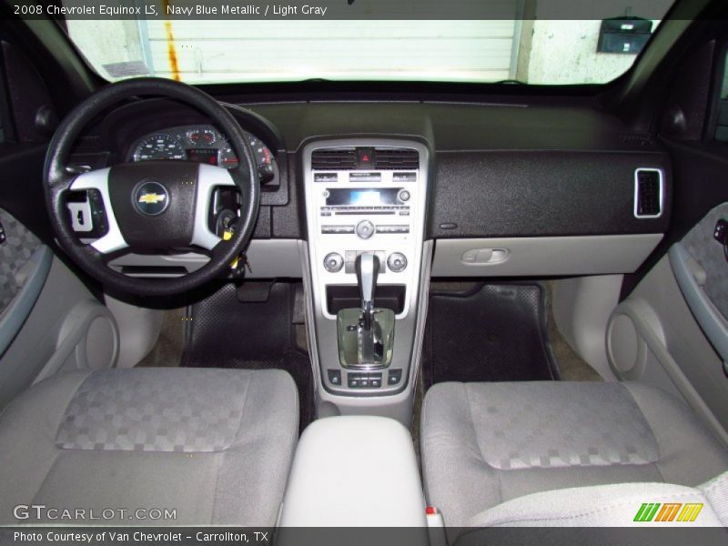 Navy Blue Metallic / Light Gray 2008 Chevrolet Equinox LS