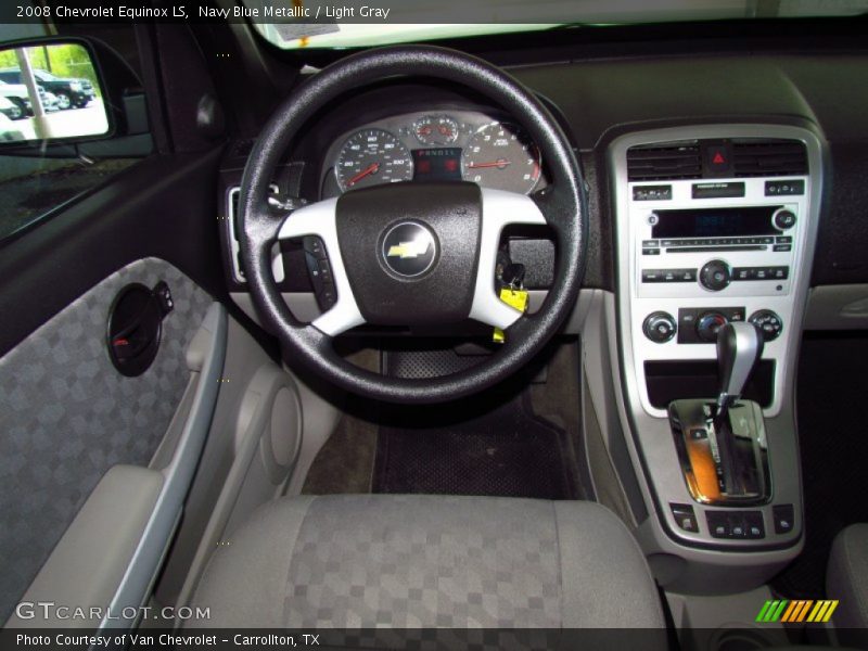 Navy Blue Metallic / Light Gray 2008 Chevrolet Equinox LS