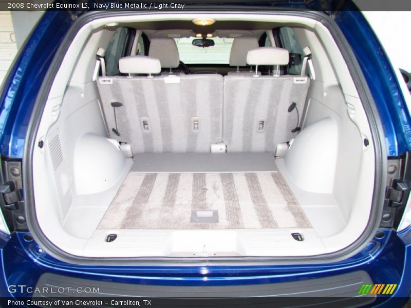 Navy Blue Metallic / Light Gray 2008 Chevrolet Equinox LS