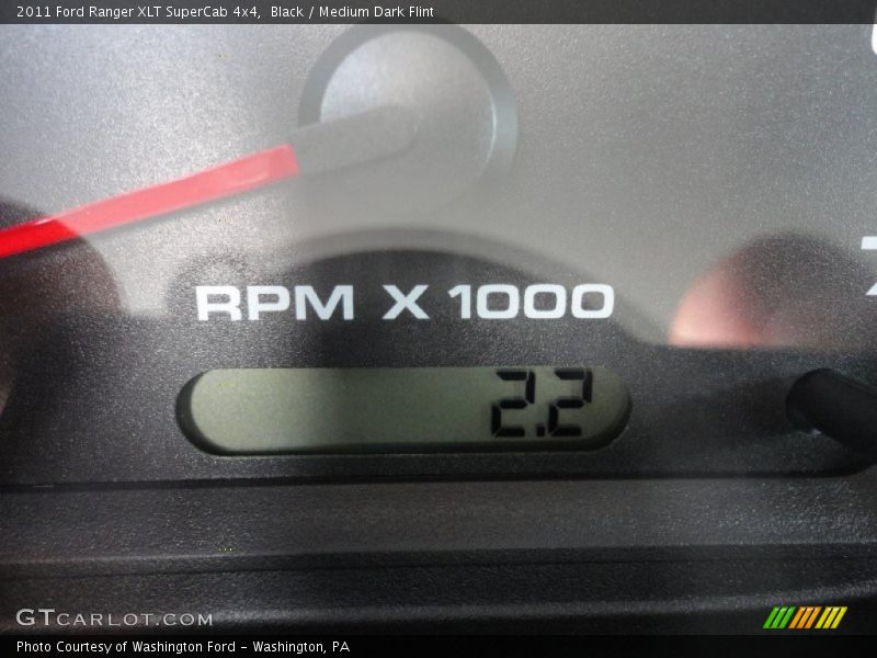 Black / Medium Dark Flint 2011 Ford Ranger XLT SuperCab 4x4