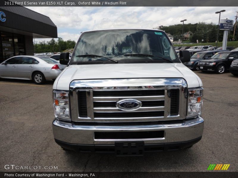 Oxford White / Medium Flint 2011 Ford E Series Van E150 XLT Cargo