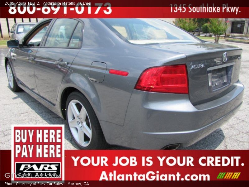 Anthracite Metallic / Camel 2005 Acura TL 3.2