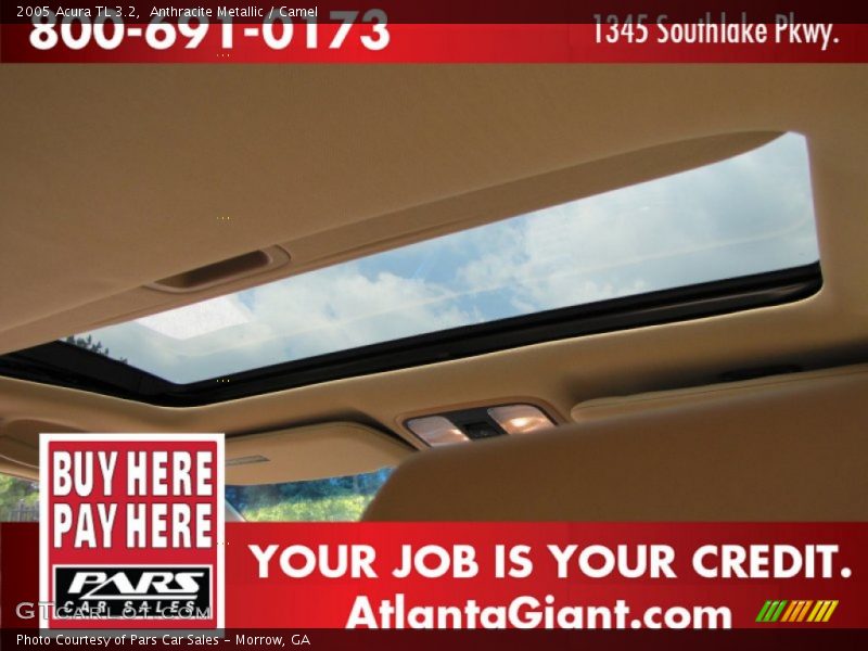 Anthracite Metallic / Camel 2005 Acura TL 3.2