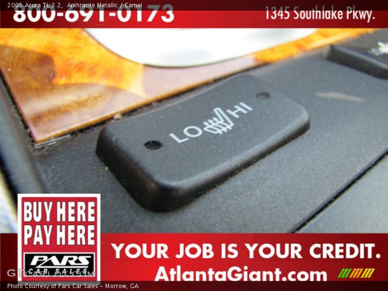 Anthracite Metallic / Camel 2005 Acura TL 3.2