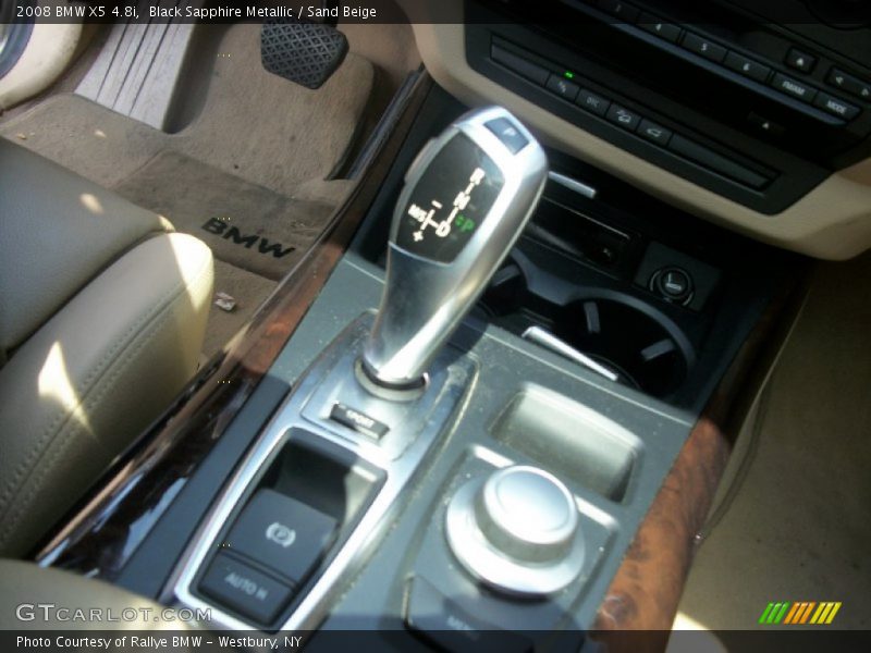 Black Sapphire Metallic / Sand Beige 2008 BMW X5 4.8i