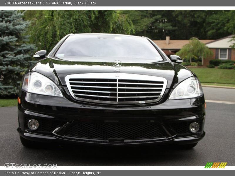Black / Black 2008 Mercedes-Benz S 63 AMG Sedan