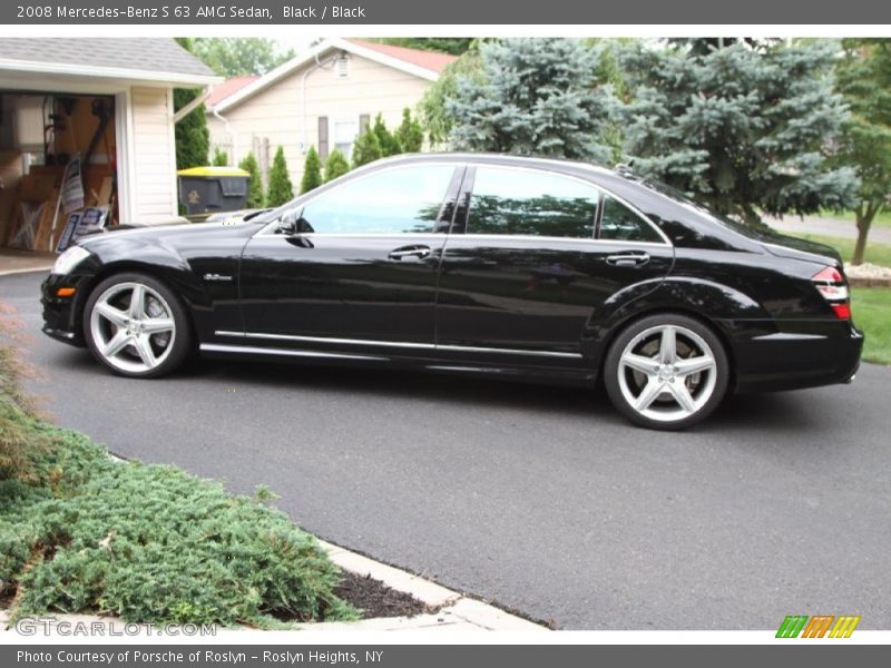 Black / Black 2008 Mercedes-Benz S 63 AMG Sedan