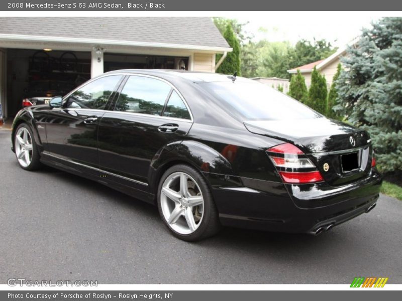 Black / Black 2008 Mercedes-Benz S 63 AMG Sedan