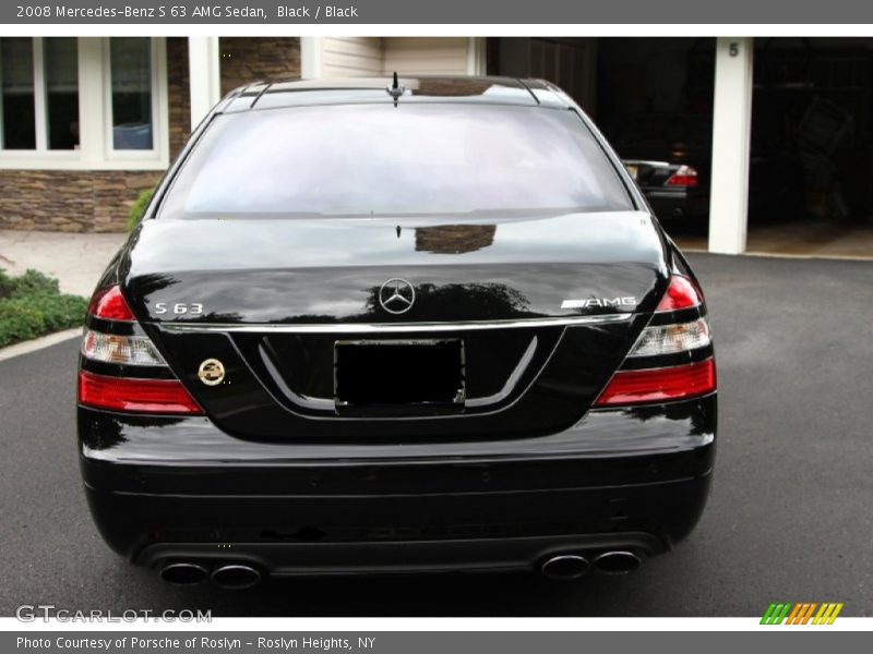 Black / Black 2008 Mercedes-Benz S 63 AMG Sedan