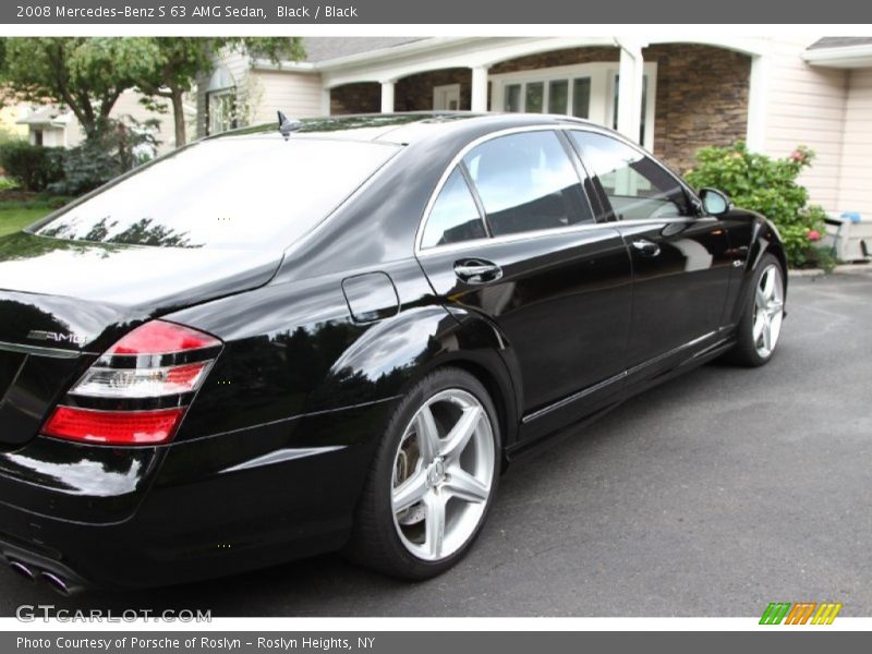 Black / Black 2008 Mercedes-Benz S 63 AMG Sedan
