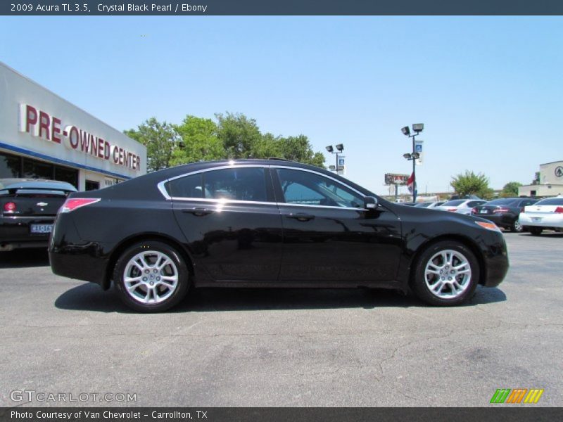 Crystal Black Pearl / Ebony 2009 Acura TL 3.5