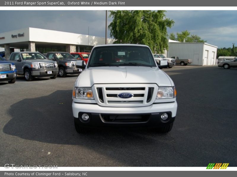 Oxford White / Medium Dark Flint 2011 Ford Ranger Sport SuperCab