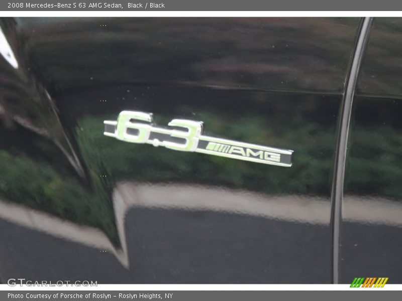 Black / Black 2008 Mercedes-Benz S 63 AMG Sedan