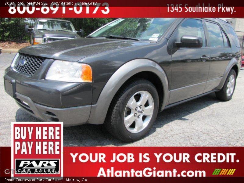 Alloy Metallic / Shale Grey 2007 Ford Freestyle SEL