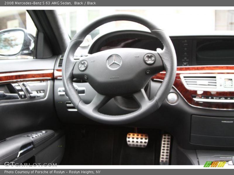 Black / Black 2008 Mercedes-Benz S 63 AMG Sedan