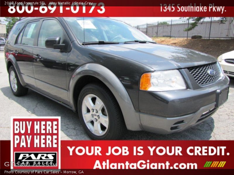 Alloy Metallic / Shale Grey 2007 Ford Freestyle SEL