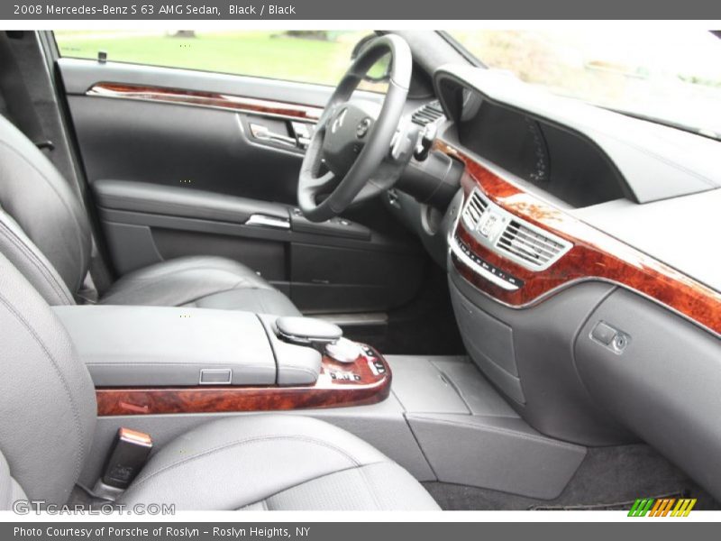 Black / Black 2008 Mercedes-Benz S 63 AMG Sedan