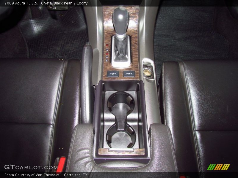 Crystal Black Pearl / Ebony 2009 Acura TL 3.5