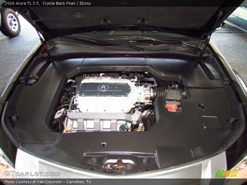 Crystal Black Pearl / Ebony 2009 Acura TL 3.5