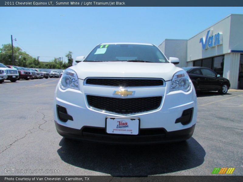 Summit White / Light Titanium/Jet Black 2011 Chevrolet Equinox LT