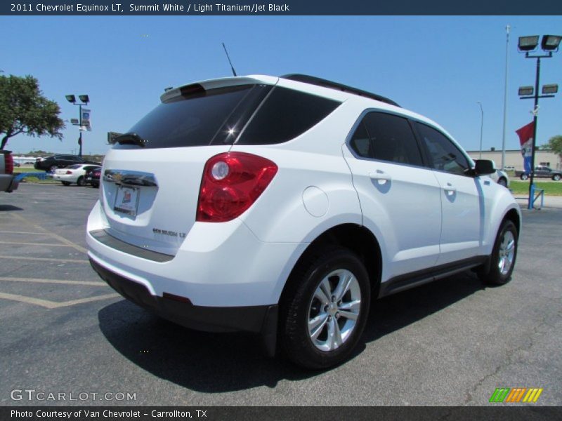 Summit White / Light Titanium/Jet Black 2011 Chevrolet Equinox LT