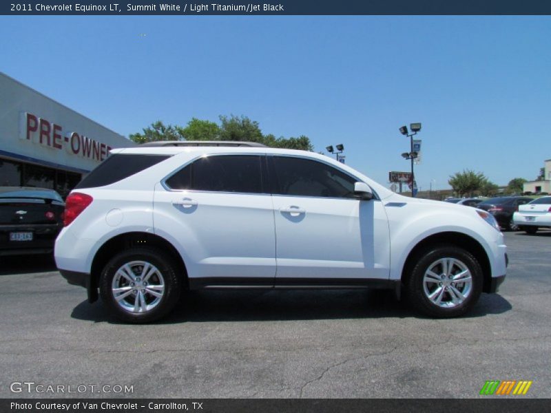Summit White / Light Titanium/Jet Black 2011 Chevrolet Equinox LT