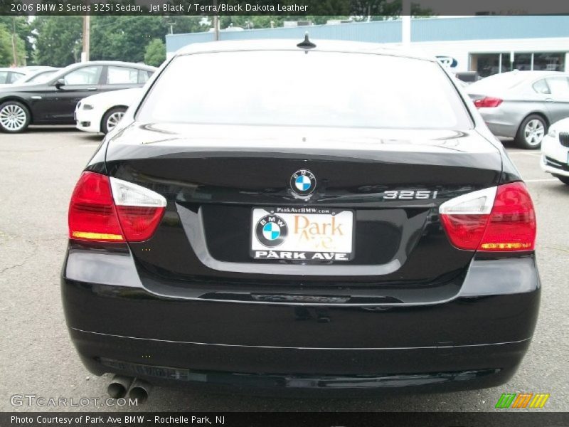 Jet Black / Terra/Black Dakota Leather 2006 BMW 3 Series 325i Sedan