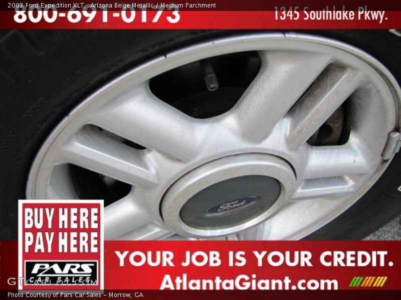 Arizona Beige Metallic / Medium Parchment 2003 Ford Expedition XLT