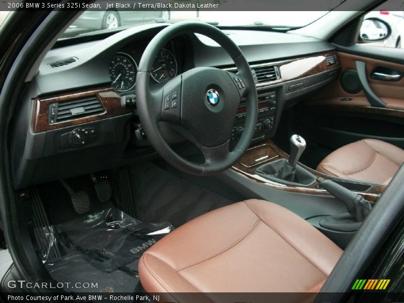 Jet Black / Terra/Black Dakota Leather 2006 BMW 3 Series 325i Sedan