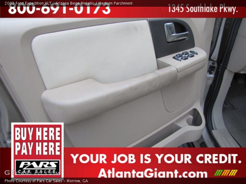 Arizona Beige Metallic / Medium Parchment 2003 Ford Expedition XLT