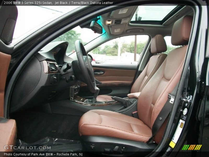 Jet Black / Terra/Black Dakota Leather 2006 BMW 3 Series 325i Sedan