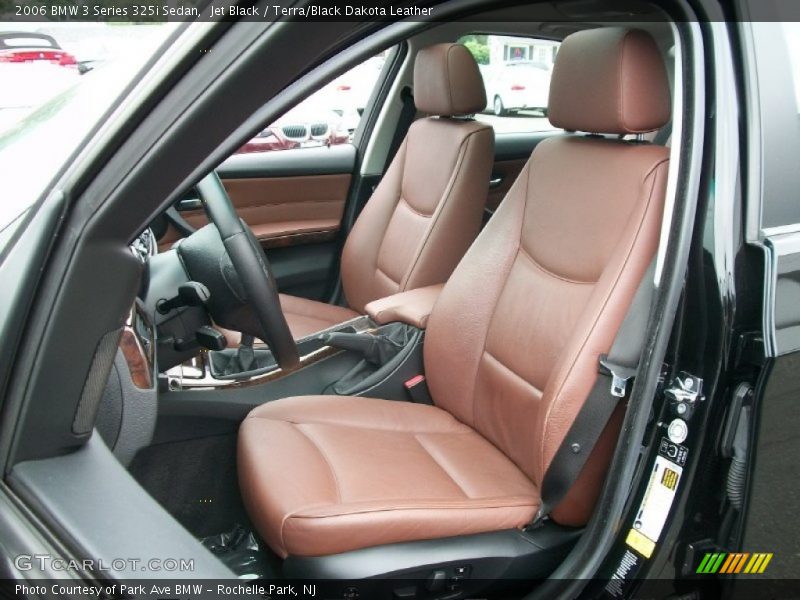 Jet Black / Terra/Black Dakota Leather 2006 BMW 3 Series 325i Sedan