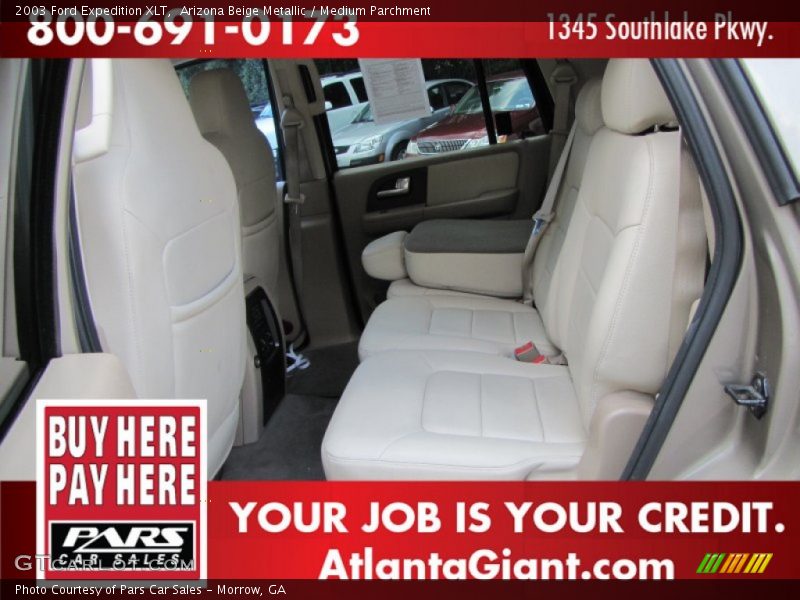 Arizona Beige Metallic / Medium Parchment 2003 Ford Expedition XLT