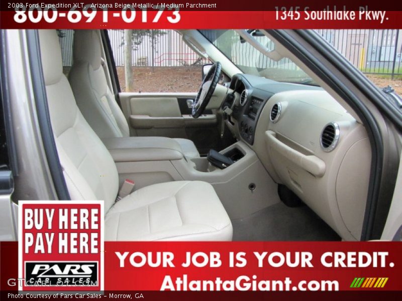 Arizona Beige Metallic / Medium Parchment 2003 Ford Expedition XLT